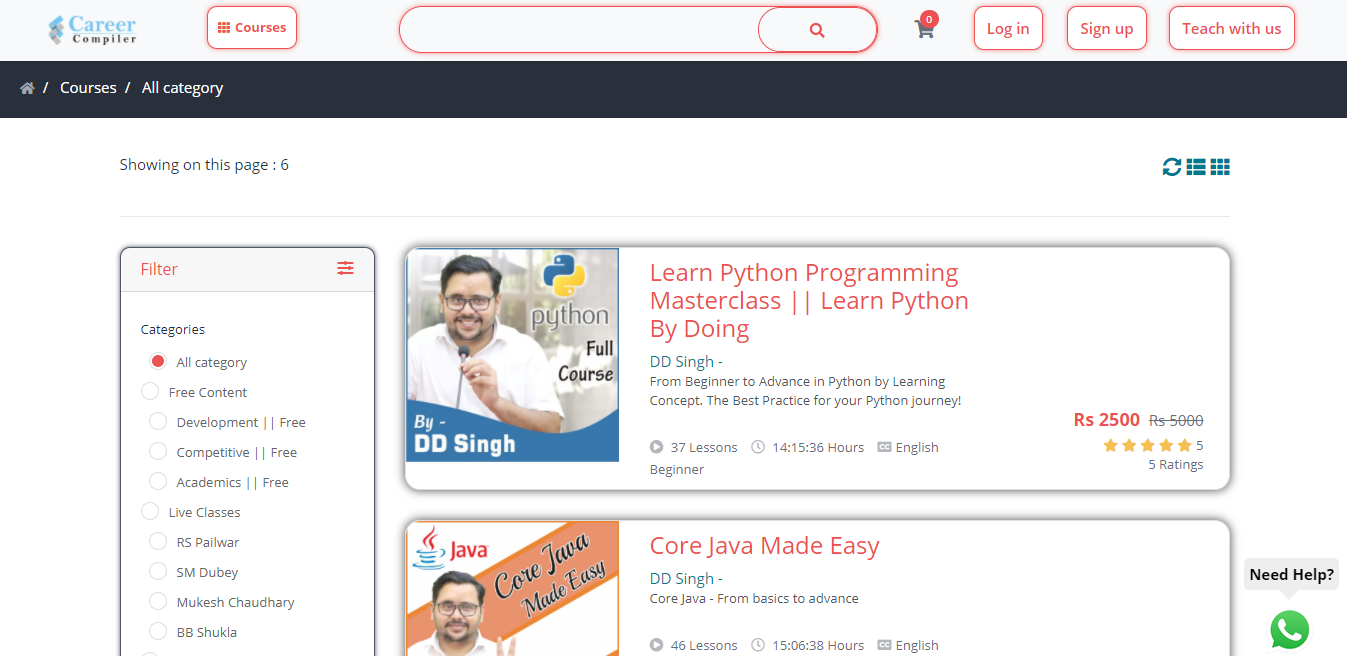 Career Compiler – Online Courses – Anytimes and Anywhere